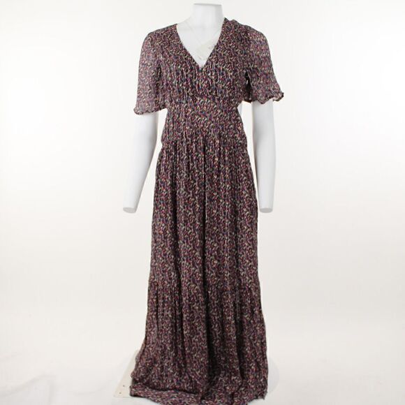 Ba&sh Divine Silk-Blend Maxi Dress - Picture 2 of 5
